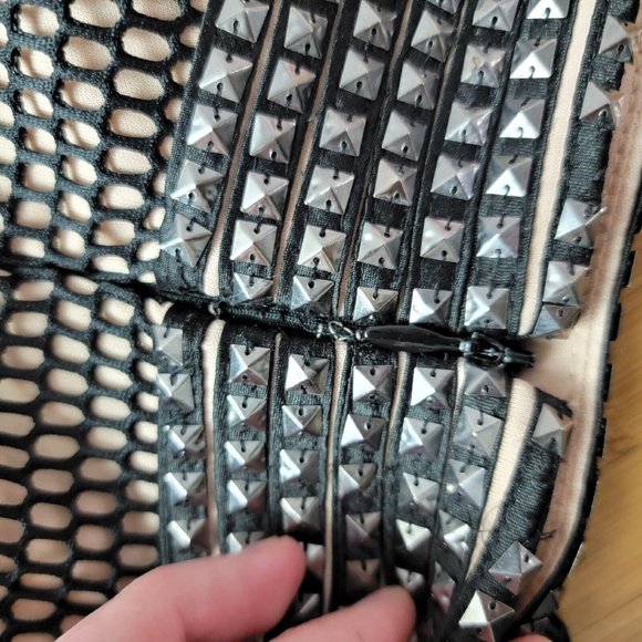 Jovani Black Two Piece Studded Mermaid Fit and Flare Prom Formal Dress Size XS - Picture 12 of 12